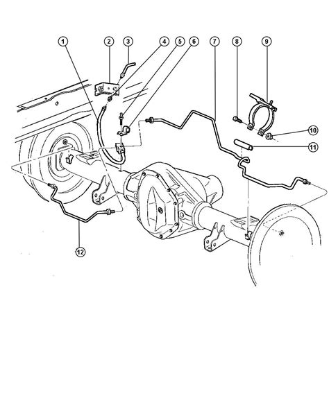 98 dodge ram 1500 brake line